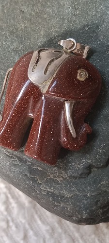 Anhänger goldfluss elefant - goldfluss,