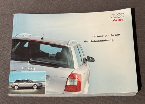 Betriebsanleitung audi b6 - betriebsanleitung,