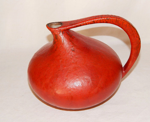 Ruscha vase 313 vulkano - vase, rot