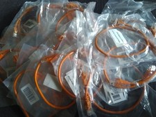20 Stück Patchkabel Cat5 RJ45 Netzwerkkabel orange 0,5 Meter OVP unbenutzt NEU