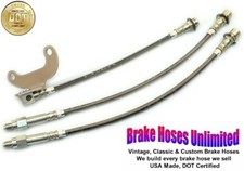 Edelstahl Bremsleitung Set