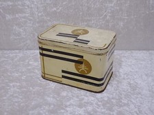 Antike Blechdose Art Deco Suprematismus Bauhaus - Vintage um 1930 - Reklame 
