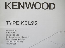 Bedienungsanleitung KENWOOD Type KCL95 verschiedenen Sprachen