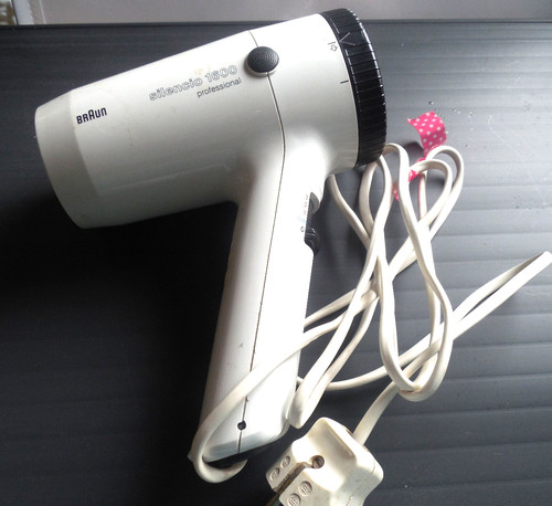 Vintage haartrockner braun - vintage,
