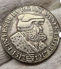Friedrich der Weise,  Silbermünze von 1917, Rarität - sehr selten!