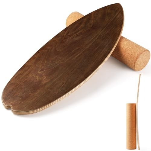 Balance board holz korkrolle - holz,
