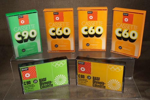 Vintage basf audiokassette - 6x,