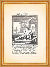 Der Töpffer Töpfer Ton Töpferscheibe Kupferstich Christoph Weigel Berufe 181