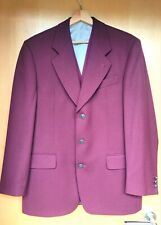 Vintage Sakko, Weste v. d. deutschen Designerin Britta Steilmann, 46, weinrot