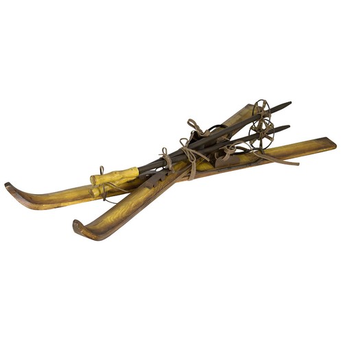 Deko ski mit stöcken - ski, 90cm