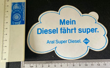 ARAL Sticker – "Mein Diesel fährt super" – Original Werbung Aufkleber Reklame