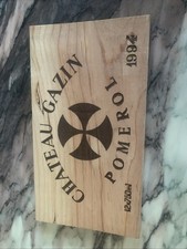 Holzbrett Vintage Wein