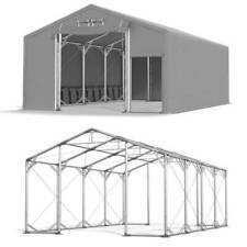 Lagerzelt 4x8x3m Industriezelt Weidezelt Zelthalle 8x4 NEU Ganzjähriges SFR PP