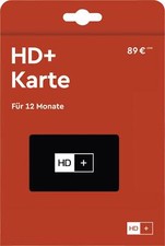 HD+ Karte 12 Monate Guthaben für Sat HD+ NEU/OVP