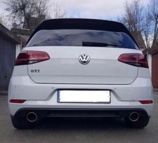 Sportauspuff Endschalldämpfer GTI Look für VW Golf 7 Facelift Endrohre 100mm