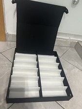 Aufbewahrungsbox für 12 Sonnenbrillen schwarz