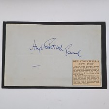 Signiertes Autogrammpapier