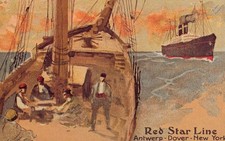 RED STAR LINE vorbeifahrendes