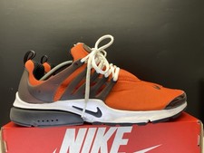 Nike Sneaker Air Presto Orange Schwarz Weiss ·Gr 46· Herren Running Retro