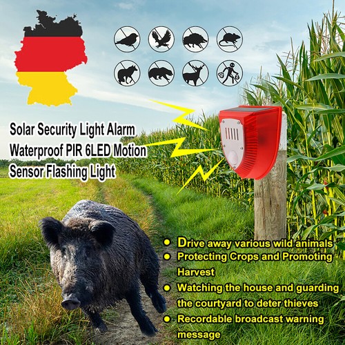 Solar alarm licht - alarm, infrared