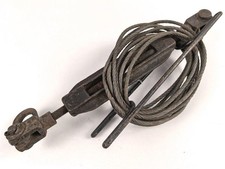 Abspannvorrichtung, vermutlich für einen Steckmast . Originallack, Gesamtlänge d