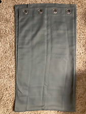 Tolle Verdunklungsgardine Vorhang 135x245 Grau Weich Silber-Ösen