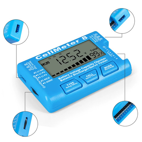 Cellmeter akku tester lipo - 8,