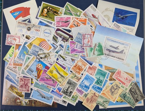 Briefmarken motive luftpost - briefmarken,