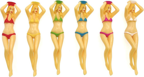 Bikini golf tees - 6, bikini-golf-tees-set