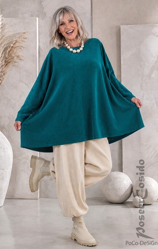 Lagenlook samt cord nicki - samt,