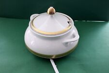 Vohenstrauss Johann Seltmann  Terrine Weiß mit Golddekor D 21