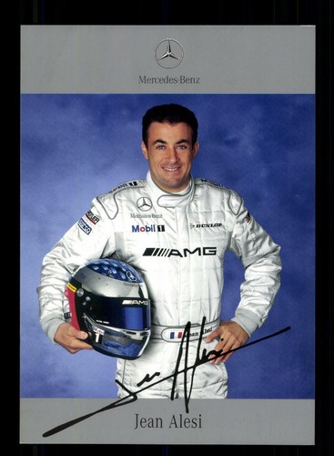 Jean alesi autogrammkarte - jean,