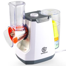 SUPERLEX Elektrische Gemüseschneider Salatmaschine Schneidemaschine Shredder