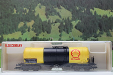 Fleischmann H0 5471 K Kesselwagen Shell AG der DB 4-achsig in Ovp Nr.4913