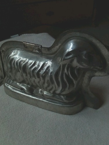Antike osterhasen weißblech - osterhasen,