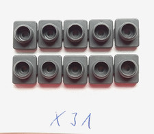 Playmobil Ersatzteile 10 dunkelgrau Verbinder/Steckzapfen 30200200 System X(X31)