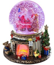 XL LED Schneekugel Bescherung