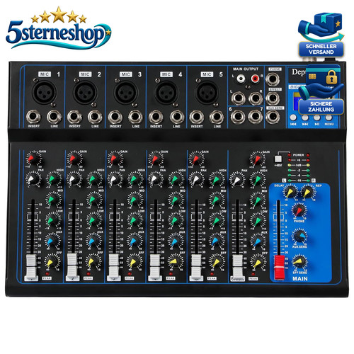 Bluetooth audio mixer kanal - bluetooth-audio-mixer, 7-kanal