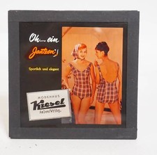 50er Jahre original Dia Werbung Damen Bademode Sportlich Elegant Kiesel Aalen
