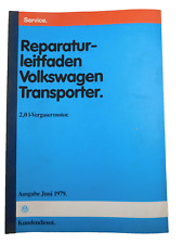 Reparaturleitfaden VW Transporter T3 2,0l Motor CU Mechanik Vergaser Kurbelwelle