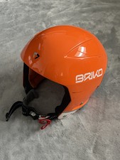Briko Skihelm Vulcano Speed Jr orange Gr. S 54cm + Schutzhülle