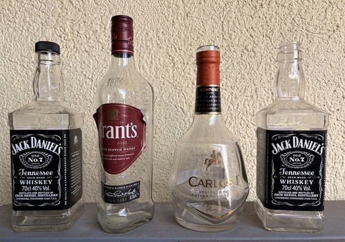 Leere glas flaschen - leere, 2x