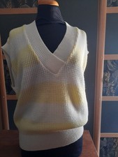 Pullunder gelb weiß 🚩 Gr