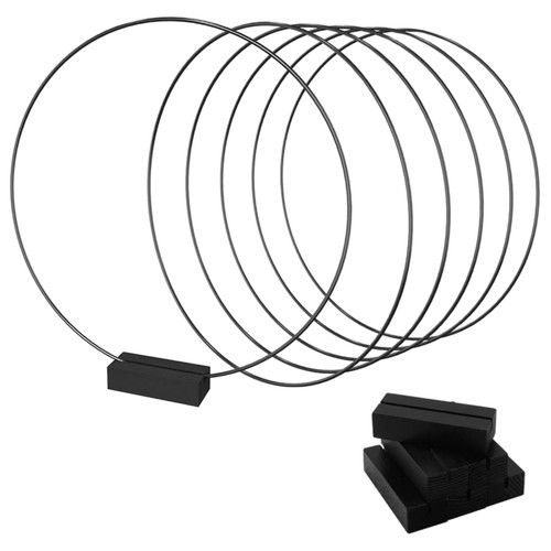 Schwarze metallringe 20cm mit - metallringe,