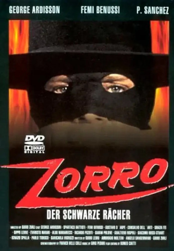 Dvd zorro der - zorro,