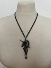 Alchemy Gothic kette Necklace - Skull Unicorn - Geistalon