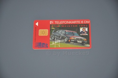 Telefonkarte dtm meister 1992 - telefonkarte,