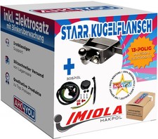 AHK IMIOLA für LandRover Defender L316 98-16 starr Kugelflansch + 13-pol ES ABE