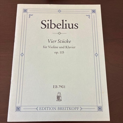 Sibelius vier stücke 115 - sibelius,