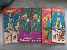 altes Brillant-Eislametta, Stanniol- Lametta 6 Stück 